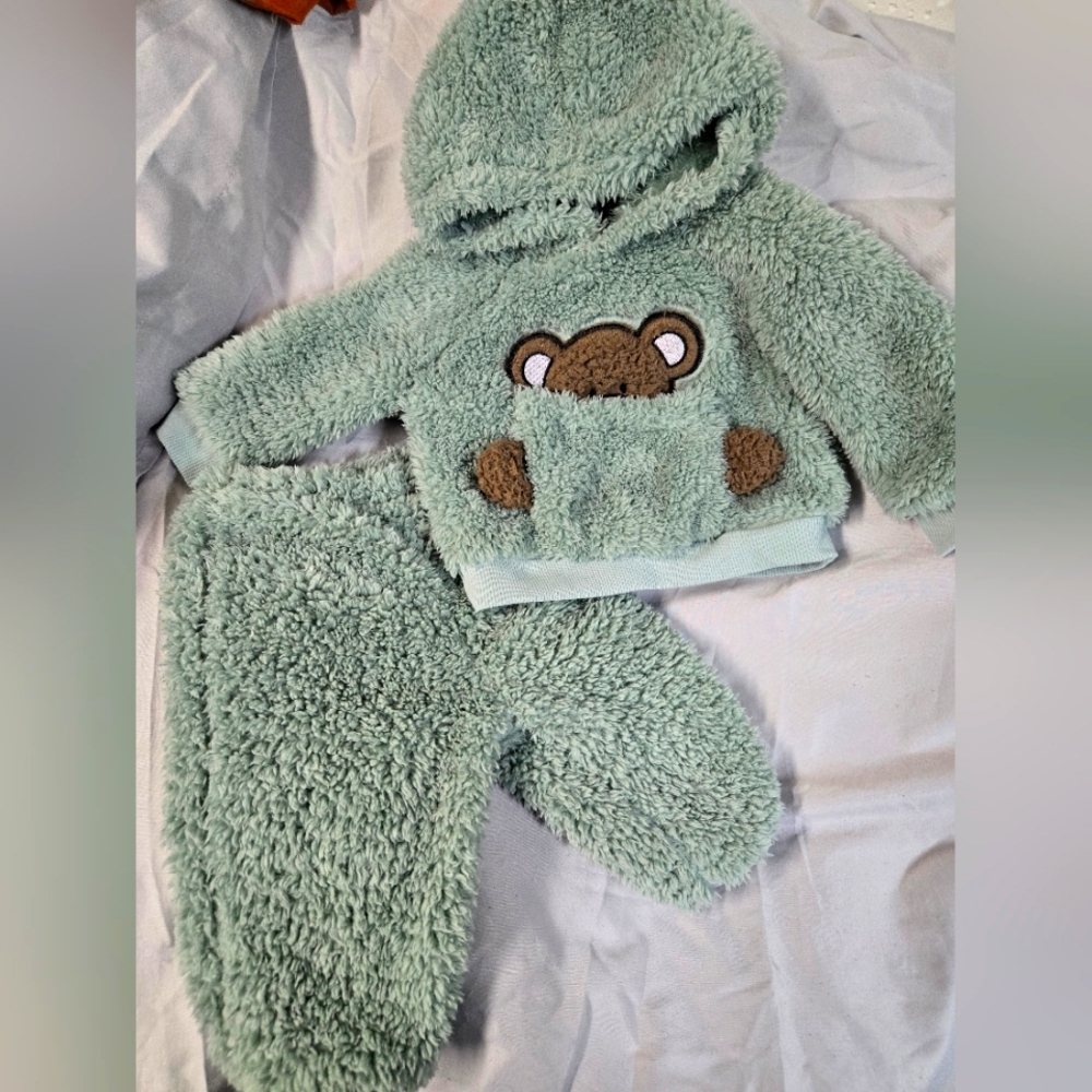 Boys Infant Sherpa Jogger Suit
